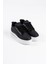 Alice Siyah Kadın Gizli Topuklu Sneaker 2