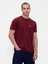 Erkek Kırmızı Organik Pamuk Cepli T-Shirt 1