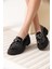 Terry Rugan Siyah Kadın Loafer 4