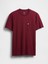 Erkek Kırmızı Organik Pamuk Cepli T-Shirt 2