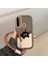 Xiaomi Redmi Note 8 Uyumlu Kılıf Zebana El Bilekli Cat And Puppy Silikon Kılıf Açık Kahverengi 1