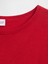 Kadın Kırmızı Relaxed Knit Sweatshirt 3