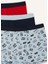 Erkek Çocuk Desenli 3'lü Boxer F7805A825AU 4