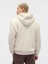 Erkek Krem Relaxed Gap Logo Sherpa Astarlı Fermuarlı Sweatshirt 4