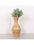 Mylamp Bingül Doğal Rattan Dekoratif Vazo 24X50 cm 1
