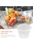 100 x 1oz Yuvarlak Gıda Kap Kapları Kapaklı, Menteşeli Soslar Yeniden Kullanılabilir Jöle Atış Fincanları Küçük Şarküteri Kap Restoranları (Yurt Dışından) 4