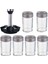 6-Jar Döner Spice Rack Organizatörü, Tezgah Tezgah Bitki ve Baharat Raf Organizatörü (Baharatlar Dahil Değil) (Yurt Dışından) 1