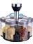 6-Jar Döner Spice Rack Organizatörü, Tezgah Tezgah Bitki ve Baharat Raf Organizatörü (Baharatlar Dahil Değil) (Yurt Dışından) 2