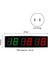 Ekran Gym Timer 1,5 Inç Basamaklar Sayma/yukarı Zamanlayıcı Boks Boks Boks Döngüsü Saati Durak Çarşamba Fitness Eğitimi Abd Fişi (Yurt Dışından) 5