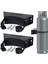 2pcs Propan Tank Tutucusu Propan Tank Montaj Gaz Silindiri Tutucu Vidalar ve Güvenlik Zinciri Desteklenen 4-12 Inç (Siyah) (Yurt Dışından) 2