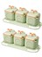 Spice Boxes Baharat Kutusu Baharat Kavanoz Seti Kapak Gelir ve Baharat Kaşık 3 Parça Set Sesli Depolama Konteyneri (Yurt Dışından) 1