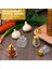 Mini Tuz ve Biber Shakers Temiz Baharatlar Shakers Tiny Spice Shakers Şeffaf Baharatlar Altın (Yurt Dışından) 5