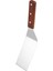 Paslanmaz Çelik Düz Kızartma Spatula, Ahşap Saplı Pizza Spatula Biftek Kızartma Spatula Yemek Spatula Fırın Aletleri (Yurt Dışından) 4