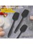 3 Pcs Silikon Spatula Siyah Yüksek Sıcaklık Dayanıklı Bpa Içermeyen Kauçuk Spatula Pişirme ve Pişirme Mutfak Spatula (Yurt Dışından) 5
