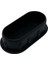 Oval Demir Profil Iç Tapa Geçme Plastik Ayak Geçme Koruma PLASTIĞI(40MM x 20MM)(SİYAH) 3
