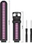 Garmin Forerunner 735XT 220, 230, 235, 620, 630 Için Silikon Saat Kayışı, Siyah Tokalı Çift Renkli Bilek Kayışı - Siyah/gül (Yurt Dışından) 4