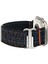 Apple Watch Series 10 42MM/9 8 7 41MM/SE (2023) Se (2022) Se 6 5 4 40MM/3 2 1 38MM Magic Tape Kayış Ayarlanabilir Naylon Saat Kayışı - Safir + Turuncu (Yurt Dışından) 3