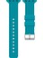 Apple Watch Series 10 42MM/9 8 7 41MM/SE (2023) Se (2022) Se 6 5 4 40MM/3 2 1 38MM Kayış Izgara Desenli Silikon Saat Bandı - Turkuaz Yeşil (Yurt Dışından) 1