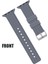 Apple Watch Series 10 42MM/9 8 7 41MM/SE (2023) Se (2022) Se 6 5 4 40MM/3 2 1 38MM Kayış Izgara Desenli Silikon Saat Bandı - Turkuaz Yeşil (Yurt Dışından) 3