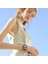 Apple Watch Series 10 42MM/9 8 7 41MM/SE (2023) Se (2022) Se 6 5 4 40MM/3 2 1 38MM Kayış Izgara Desenli Silikon Saat Bandı - Turkuaz Yeşil (Yurt Dışından) 5