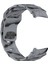 Samsung Galaxy Watch Fe 40MM/WATCH6/WATCH6 Classic/watch 5/watch 5 Pro Silikon Saat Kayışı Futbol Desenli - Siyah Gri Kamuflaj (Yurt Dışından) 4