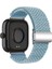 Xiaomi Akıllı Bileklik 8 Pro/redmi Watch 4 Kayış Manyetik Tokalı Dokuma Döngü Saat Kayışı - Kaya Mavisi (Yurt Dışından) 1
