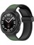 Samsung Galaxy Watch Ultra 47MM Saat Kayışı Manyetik Tokalı Deri Kaplı Silikon Bileklik - Yeşil (Yurt Dışından) 5