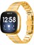 Fitbit Versa 4/sense 2 Paslanmaz Çelik Saat Kayışı Bilek Bandı Yedek Parçası - Altın + Gümüş (Yurt Dışından) 5