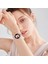 Samsung Galaxy Watch6 40MM 44MM/WATCH6 Classic 43MM 47MM Yapay Elmas Dekorlu Kabak Şeklinde Saat Kayışı Alaşımlı Kayış-Pembe (Yurt Dışından) 5