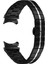 Samsung Galaxy Watch Fe 40MM/WATCH4/WATCH4 Classic/watch4 Active/watch 5/watch 5 Pro Paslanmaz Çelik Kayış Bileklik - Siyah + Gümüş (Yurt Dışından) 1