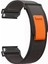 Garmin Fenix 7/6/5 Yedek Naylon Ayarlanabilir Döngülü Bağlantı Kayışı - Siyah + Siyah (Yurt Dışından) 1