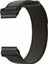 Garmin Fenix 7/6/5 Yedek Naylon Ayarlanabilir Döngülü Bağlantı Kayışı - Siyah + Siyah (Yurt Dışından) 3