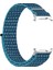 Kalebol Samsung Galaxy Watch Ultra 47MM Saat Kayışı Sihirli Bant Örgülü Naylon Bileklik - Okyanus Mavisi (Yurt Dışından) 4