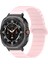 Samsung Galaxy Watch Ultra 47MM Manyetik Silikon Saat Kayışı Yedek Kayışı - Pembe (Yurt Dışından) 3