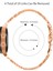 Samsung Galaxy Watch Fe 40MM/WATCH4/WATCH4 Classic/watch4 Active/watch 5/watch 5 Pro Paslanmaz Çelik Kayış Bileklik - Gül Altın (Yurt Dışından) 2