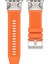 Apple Watch 10 46MM/ULTRA 2/ultra 49MM/9 8 7 45MM/SE (2023) Se (2022) Se 6 5 4 44MM/3 2 1 42MM Lastik Bant-Turuncu (Yurt Dışından) 2