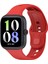 Vivo Watch Gt Saat Bandı Yumuşak Silikon Bilek Kayışı Ayarlanabilir Tokalı-Kırmızı (Yurt Dışından) 4