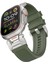 Apple Watch 10 46MM/ULTRA 2/ultra 49MM/9 8 7 45MM/SE (2023) Se (2022) Se 6 5 4 44MM/3 2 1 42MM Lastik Bant - Ordu Yeşili (Yurt Dışından) 3