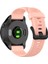 Garmin Forerunner 945/935 Yedek Bileklik Çelik Tokalı Dokulu Silikon Saat Kayışı - Açık Pembe (Yurt Dışından) 1
