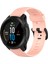 Garmin Forerunner 945/935 Yedek Bileklik Çelik Tokalı Dokulu Silikon Saat Kayışı - Açık Pembe (Yurt Dışından) 5