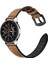Samsung Galaxy Watch 46MM Silikon Inek Derisi Gw-Titanyum Gümüş 22MM Saat Kayışı-Kahverengi (Yurt Dışından) 3