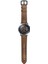 Samsung Galaxy Watch 46MM Silikon Inek Derisi Gw-Titanyum Gümüş 22MM Saat Kayışı-Kahverengi (Yurt Dışından) 5