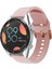 Huawei Watch Gt/watch Gt2/watch Active/watch Buds Için 22 mm Yumuşak Silikon Akıllı Saat Bandı Ayarlanabilir Bilek Kayışı - Pembe (Yurt Dışından) 4