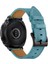 Samsung Galaxy Watch4 Classic 46MM 42MM/GALAXY Watch4 44MM 40MM/GEAR Sport Inek Derisi 20MM Saat Kayışı - Mavi (Yurt Dışından) 1