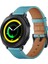 Samsung Galaxy Watch4 Classic 46MM 42MM/GALAXY Watch4 44MM 40MM/GEAR Sport Inek Derisi 20MM Saat Kayışı - Mavi (Yurt Dışından) 5