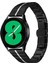 Huami Amazfit Gts 2 Şık Yedek Saat Kayışı 1 Boncuklu Paslanmaz Çelik Kayış - Siyah + Gümüş (Yurt Dışından) 2