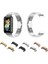 Huawei Band 7 Için 1 Çift Saat Kayışı Adaptörü, Paslanmaz Çelik Akıllı Saat Bağlantısı - Gül Altını (Yurt Dışından) 3