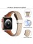 Kalebol Apple Watch Series 10 42MM/9 8 7 41MM/SE (2023) Se (2022) Se 6 5 4 40MM/3 2 1 38MM Hakiki Deri Saat Kayışı - Beyaz (Yurt Dışından) 3