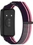 Huawei Band 10/band 10 Nfc/band 9/band 9 Nfc/band 8/band 8 Nfc Kayış Naylon Spor Döngü Saat Kayışları - Pembe + Mor (Yurt Dışından) 1