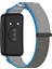 Huawei Band 10/band 10 Nfc/band 9/band 9 Nfc/band 8/band 8 Nfc Kayış Naylon Spor Döngü Saat Kayışları - Mavi + Gri (Yurt Dışından) 1